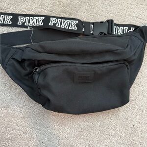 PINK Victoria's Secret Black Belt Bag
